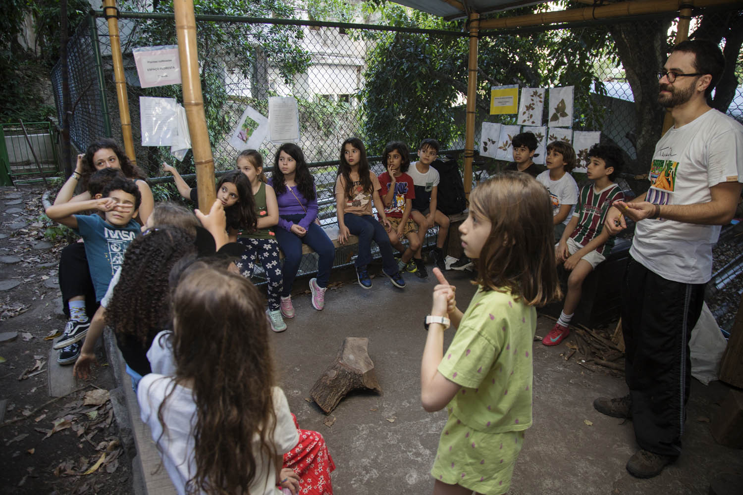 Semana sobre Crise Climática na escola Edem. 
Atividades com turmas da EI ao EM
RJ, 23.10.2025
foto: Eduardo Martino/ Andréa Testoni (Zuppa Filmes)