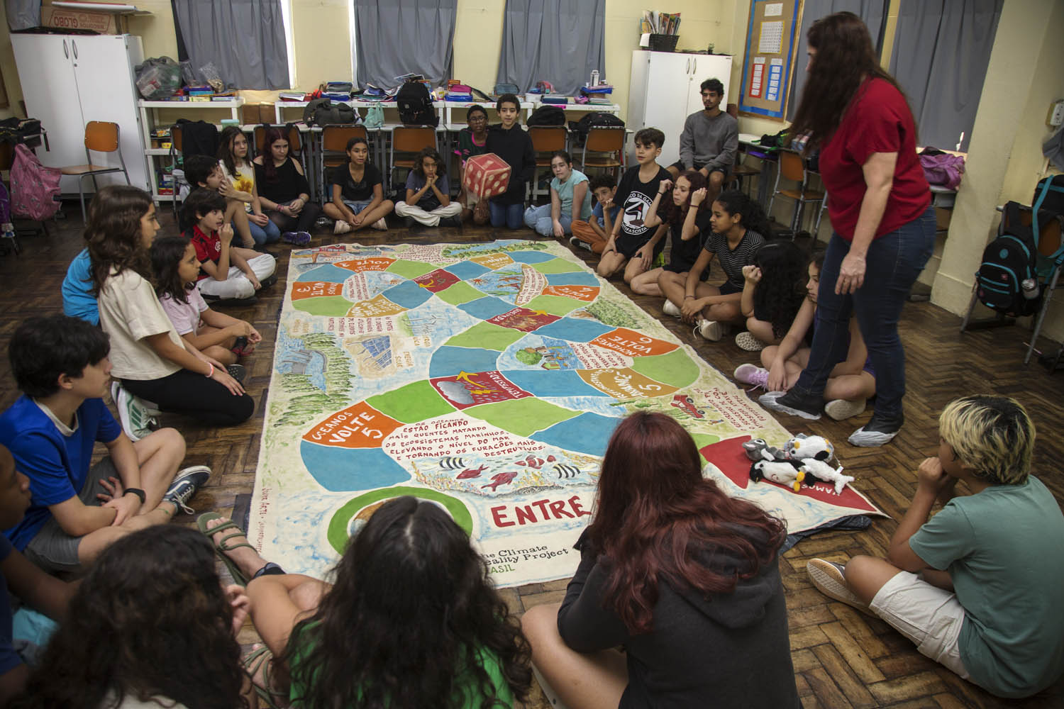 Semana sobre Crise Climática na escola Edem. 
Atividades com turmas do EF2 e EM
RJ, 22.10.2025
foto: Andréa Testoni