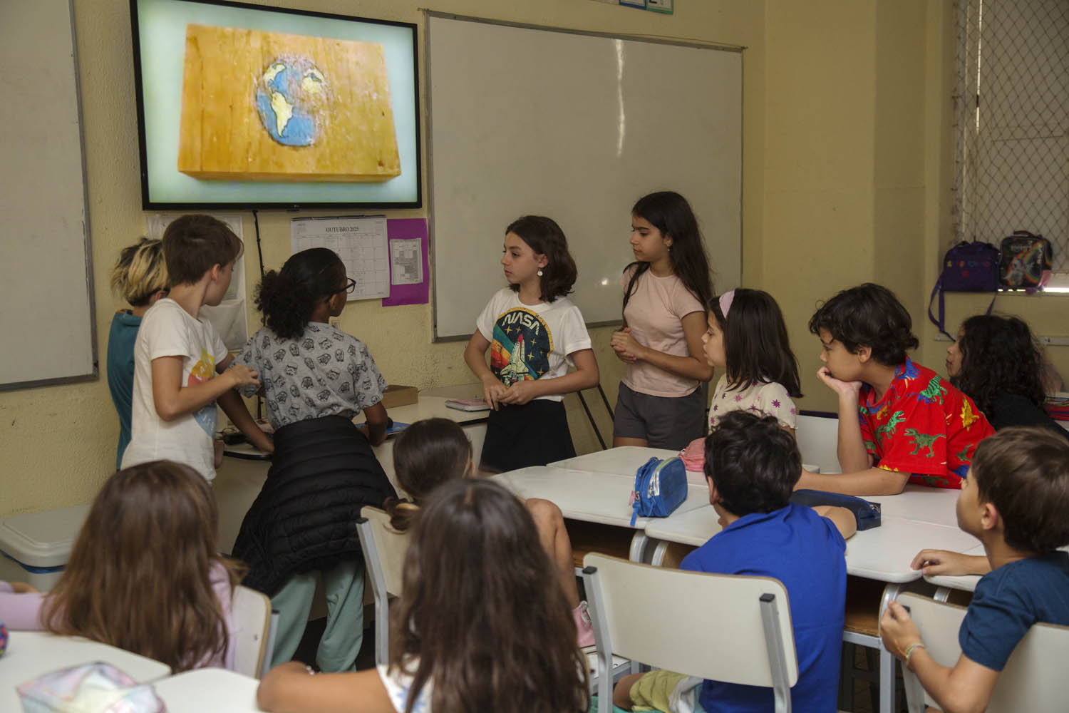 Semana sobre Crise Climática na escola Edem. 
Atividades com turmas da EI ao EM
RJ, 24.10.2025
foto: Eduardo Martino/ Andréa Testoni (Zuppa Filmes)